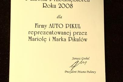 Galeria certificate #2