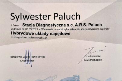 Galeria certificate #3